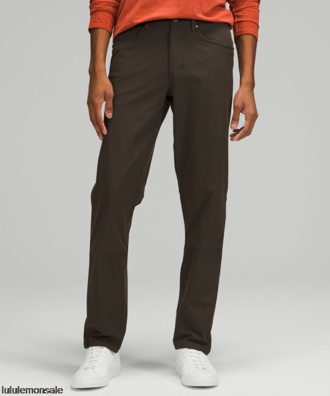 Lululemon Deutschland DELULU727 | Lululemon Deutschland Dark Olive Abc Classic-fit Hose 32 Warpstreme